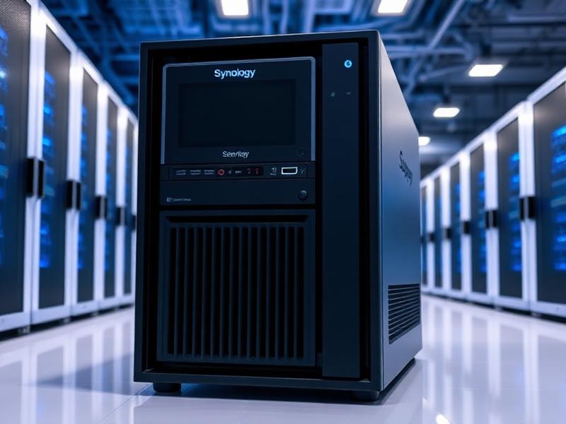 Synology NAS storage system in an enterprise data center