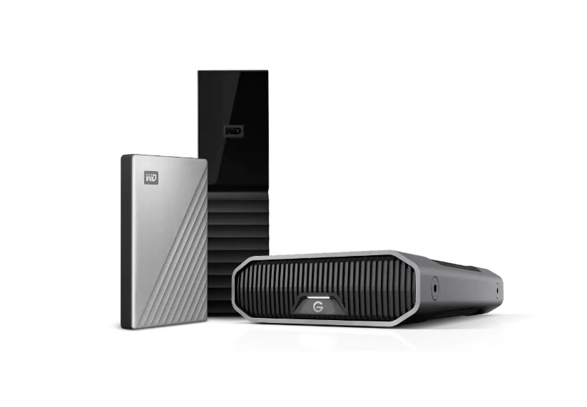 Western Digital enterprise hard drives and storage units